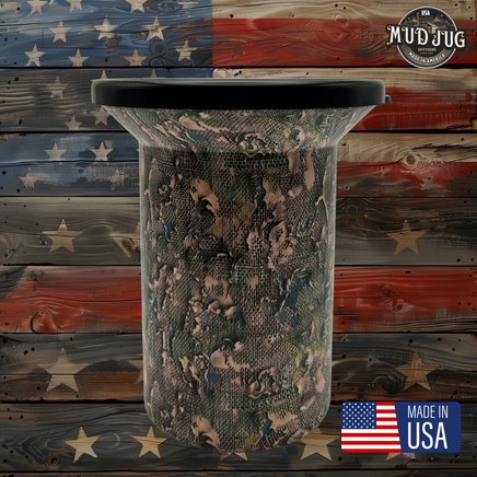 Rustic burlap blend Camo Mud Jug© Mud Jug