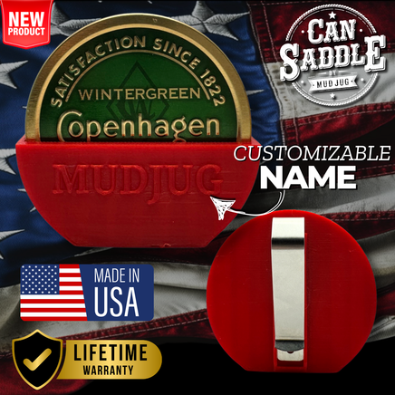 Can Saddle Rebel Red Mud Jug