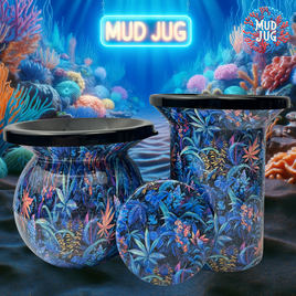 Coral reefer "Limited" Mud Jug© Classic, Roadie and Can Lid Value Pack Mud Jug