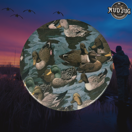 The Duck Hunt "limited" Mud Jug© Can Lid Mud Jug