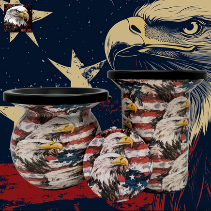 Eagle's Glory "Limited" Mud Jug© Classic, Roadie and Can Lid Value Pack Mud Jug