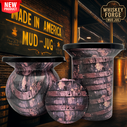 Whiskey Forge "Limited" Mud Jug© Classic, Roadie and Can Lid Value Pack Mud Jug