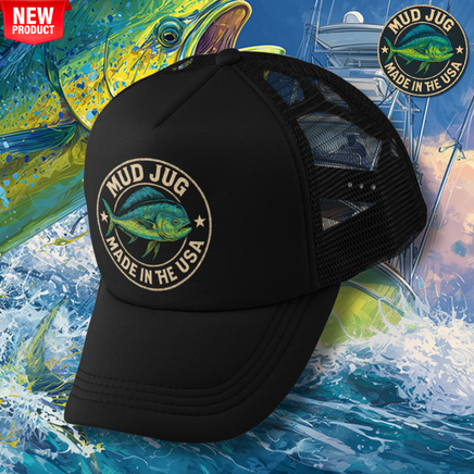 Mud Jug© Mahi Frenzy Trucker Hat Mud Jug