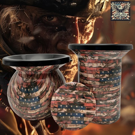 Old Glory "Limited" Mud Jug© Classic, Roadie and Can Lid Value Pack Mud Jug