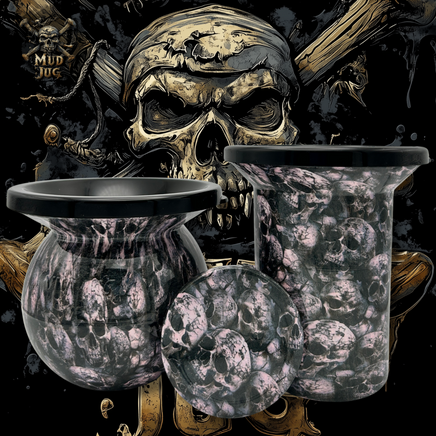 Pirates Graveyard "Limited" Mud Jug© Classic, Roadie and Can Lid Value Pack Mud Jug
