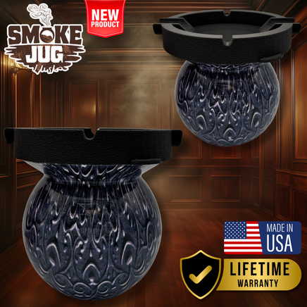 Smoke Jug© Classic Black Embossed Smoke Jug