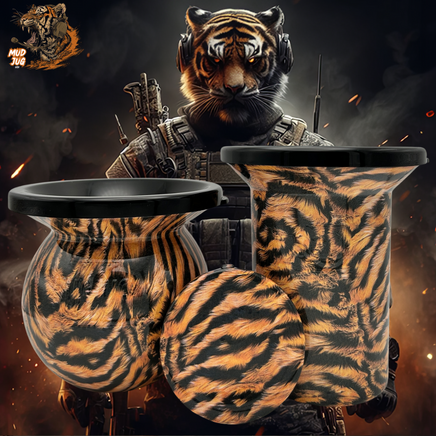Jungle Fury "Limited" Mud Jug© Classic, Roadie and Can Lid Value Pack Mud Jug