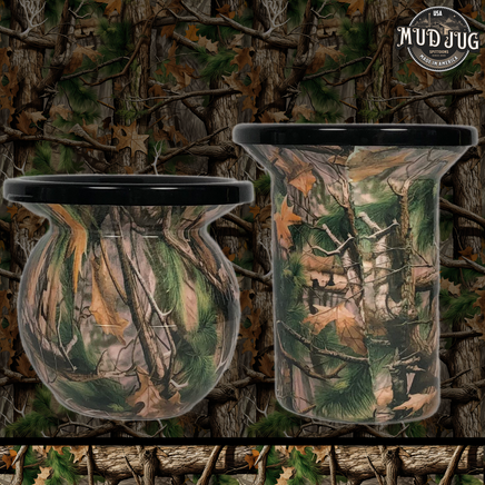 The Woodland Whisper Camo Mud Jug© Classic and Roadie Value Pack Mud Jug