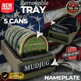 Backwoods Blend Camo "Color change" Can Chiller Rack Mud Jug
