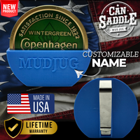 Can Saddle Patriot Blue Mud Jug