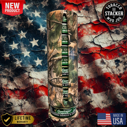 Woodland Whisper© Camo Tobacco Stacker© Mud Jug