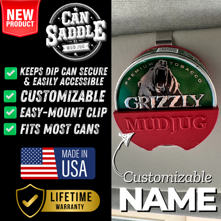Can Saddle Army Red Mud Jug