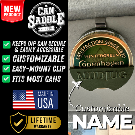 Can Saddle OD Green Mud Jug