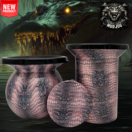 Crocodile Curse "Limited" Mud Jug© Classic, Roadie and Can Lid Value Pack Mud Jug