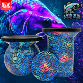 Black Light Bass "Limited" Mud Jug© Classic, Roadie and Can Lid Value Pack Mud Jug