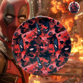 Deadpool drip camo "Limited" Mud Jug© Can lid Mud Jug