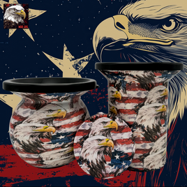 Eagle's Glory "Limited" Mud Jug© Classic, Roadie and Can Lid Value Pack Mud Jug