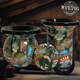 The Easy Rider "Limited" Mud Jug© Classic, Roadie and Can Lid Value Pack Mud Jug