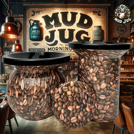 Java Jolt "Limited" Mud Jug© Classic, Roadie and Can Lid Value Pack Mud Jug