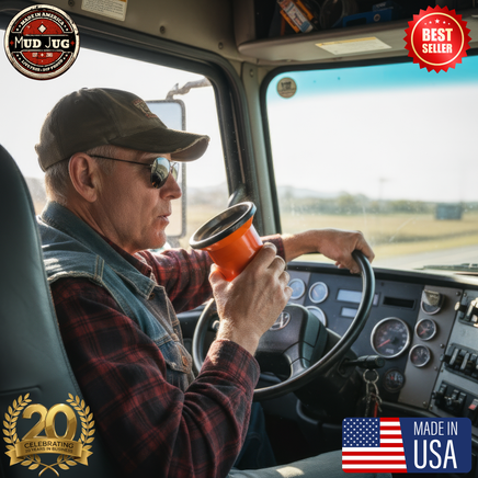 Red Mud Jug™ Roadie – Portable Spittoon Made in USA Mud Jug