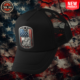 Mud Jug© Dog Tag Trucker Hat Mud Jug