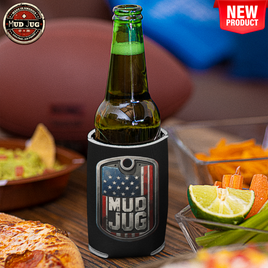 Mud Jug Dog Tag Koozie Mud Jug