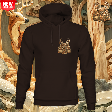 Mud Jug© Carved Camo Hoodie Mud Jug