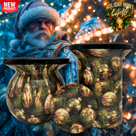 Holiday Hunt Camo Mud Jug© Classic, Roadie and Can Lid Value Pack Mud Jug