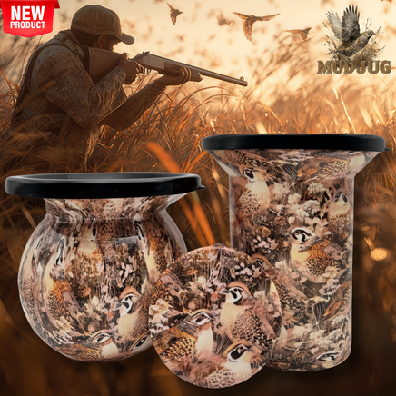 Quail Flush "Limited" Mud Jug© Classic, Roadie and Can Lid Value Pack Mud Jug