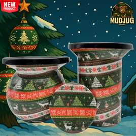 Ugly Knitmas "Limited" Mud Jug© Classic, Roadie and Can Lid Value Pack Mud Jug