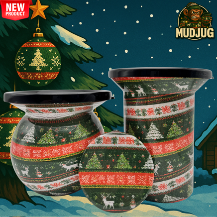 Ugly Knitmas "Limited" Mud Jug© Classic, Roadie and Can Lid Value Pack Mud Jug