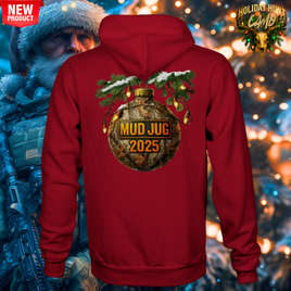 Mud Jug© Holiday Hunt Camo Buck Hoodie Mud Jug
