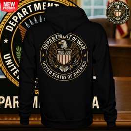 Mud Jug© Department Of War Hoodie Mud Jug
