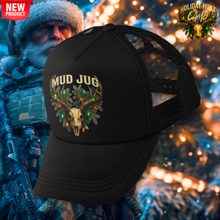 Mud Jug© Holiday Hunt Camo Trucker Hat Mud Jug