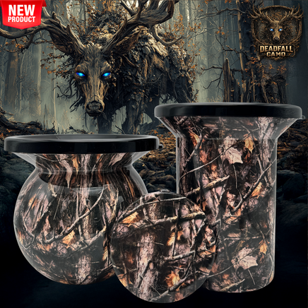 Deadfall Camo Mud Jug© Classic, Roadie and Can Lid Value Pack Mud Jug