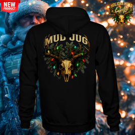 Mud Jug© Holiday Hunt Camo Buck Hoodie Mud Jug