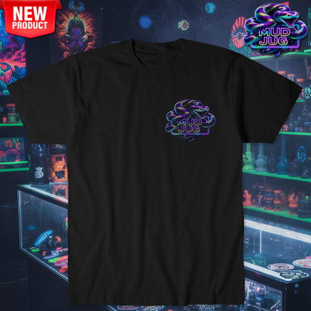 Mud Jug© Black Light Boa T-Shirt Mud Jug