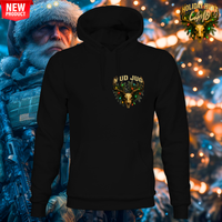 Mud Jug© Holiday Hunt Camo Buck Hoodie Mud Jug