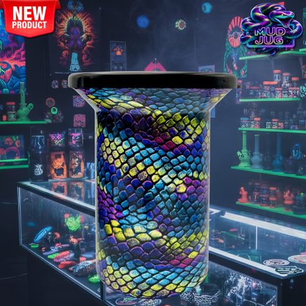 Black Light Boa "Limited" Mud Jug™ Roadie – Portable Spittoon Made in USA Mud Jug