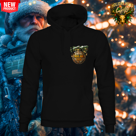 Mud Jug© Holiday Hunt Camo Buck Hoodie Mud Jug