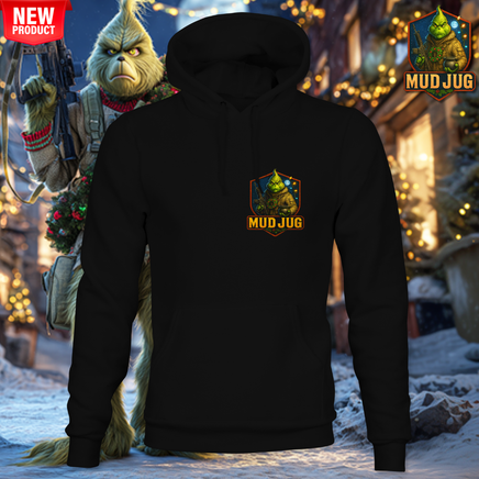 Mud Jug© Operation Grinchlight Parody Hoodie Mud Jug