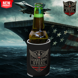 Stars and Steel Gulf of America Koozie Mud Jug