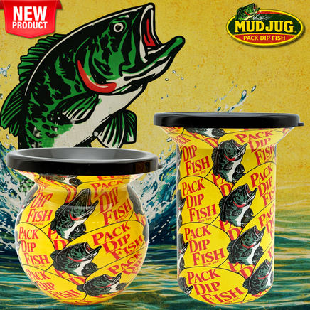 Pack Dip Fish "Limited" Mud Jug© Classic and Roadie Value Pack Mud Jug