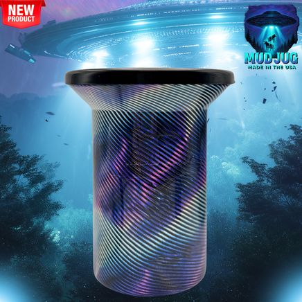 Galaxy Glitch"Limited" Mud Jug™ Roadie – Portable Spittoon Made in USA Mud Jug
