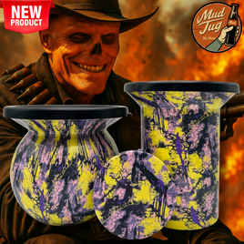 Vault Burn Camo "Limited" Mud Jug© Classic, Roadie and Can Lid Value Pack Mud Jug