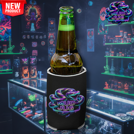 Black Light Boa Koozie Mud Jug