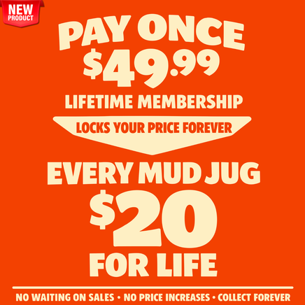 Founders Legacy Membership (Lifetime Membership) Mud Jug
