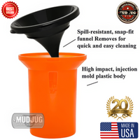 Red Mud Jug™ Roadie – Portable Spittoon Made in USA Mud Jug