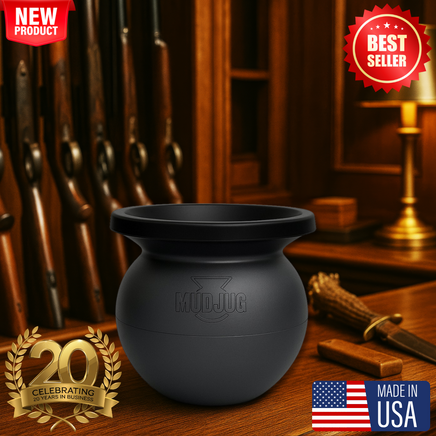 Gun Metal Grey Mud Jug™ Classic – Portable Spittoon Made in USA Mud Jug