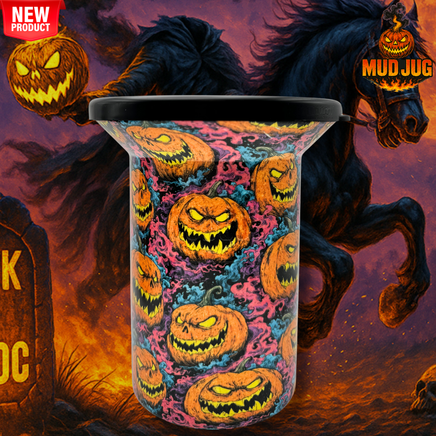 Jack O Havoc "Limited" Mud Jug™ Roadie – Portable Spittoon Made in USA Mud Jug